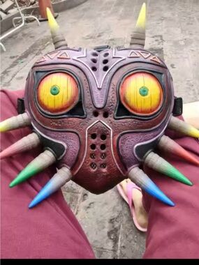 Halloween Mask of Zelda Scary Realistic Face Mask Meizula Wilderness Breath
